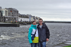 Silvano und Sandra in Galway