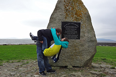 Silvano und Sandra in Salthill, Galway